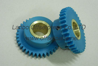 komori damping roller gear 36 tooth L-26/28 machine , high quality printing machine spare part