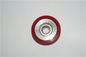 good quality cheap price pressure wheel ,  64.65x34.56x19.62mm , red roller made in china