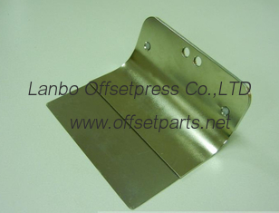high quality hot sale  front press paper steel sheet 90x80mm  for komori printing L-26 ,L-28 machine