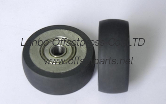 444-1296-004 , 374-1454-400 , 764-1305-300 komori Feeder platen roller , press the paper round 35x14 mm