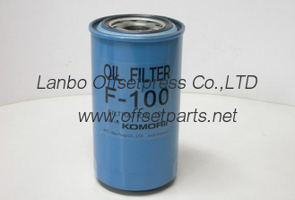 printing machine oil filter 3Z0-2600-34I  F-100  , high quality 100% replacement komori spare parts 3Z0260034I