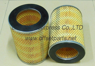 Taiwan high quality komori fuji air filter 150x218 mm for komori machine