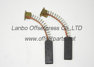 komori carbon brush 6x7x20 mm , offset spare part suction wheel motor used