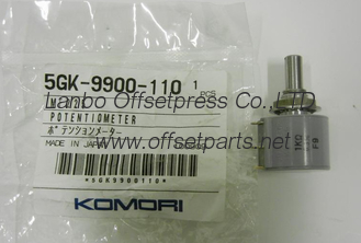 AA6-6556-400 komori original potentiometer MF225 , 5GK-9900-110 , printing machine spare part