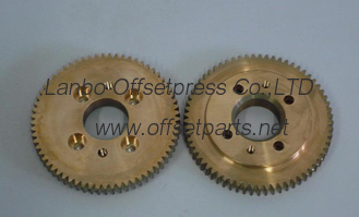 high quality best selling komori damping roller copper gear for komori L-40 machine