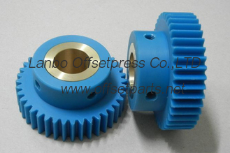 komori damping roller gear 40 tooth L-26/28 machine , high quality printing machine spare part