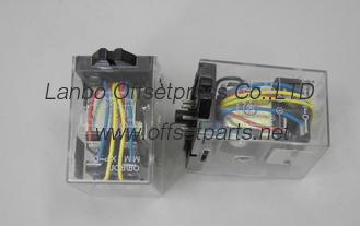 komori power relay , OMRON MM2XP-D DC24V  , offset printing spare part for all kinds of komori machine