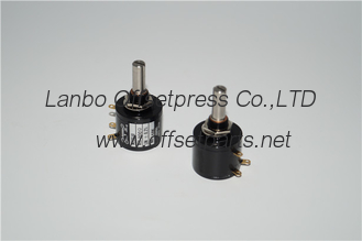 komori potentiometer , 5AA-0007-030 , M22S10-26.200Ω , komori spare part made in Japan