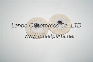 good quality white bristle wheel 58x10x16 mm for offset printing machine