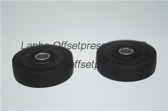 black rubber roller , MV.027.326 , 32x6x10mm , original roller parts