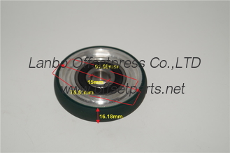 good quality cheap price KBA machine pressure wheel 75.51x61.97x16.18mm for sale