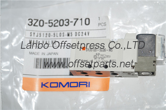 Komori original valve,3Z0-5203-710,SYJ5120-5L0S-M5,komori spare parts