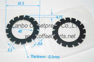MBO folding brake block 50 210 970 , 50210970 , 61.5x40x0.5x16T blade perforating