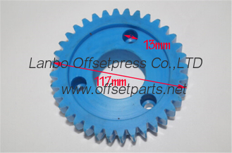 Akiyama water roller plastic blue wheel for Akiyama offset printing machine