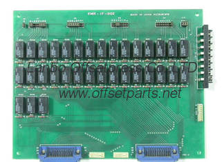 KMR-IF-D02 , 5GX-4400-010 , 5GX-6700-020 IC circuit board komori original second hand controll board