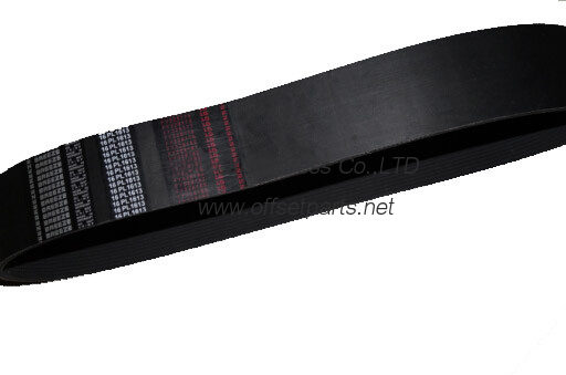 main motor belts,SM74 belt,16PL1613 , length 1613mm ,width 90mm