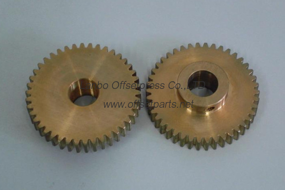 komori L-40 machine copper gear  42 teeth , komoti spare part