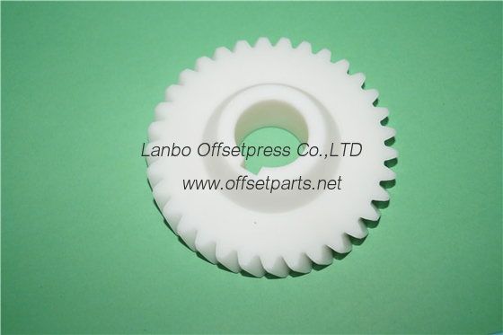 good quality cheap white rubber gear for offset printing machine