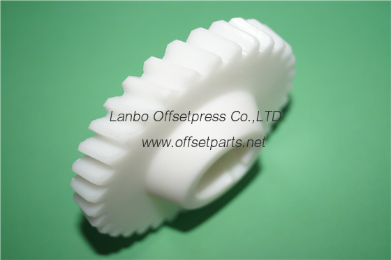 good quality cheap white rubber gear for offset printing machine