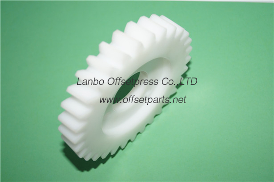 good quality cheap white rubber gear for offset printing machine