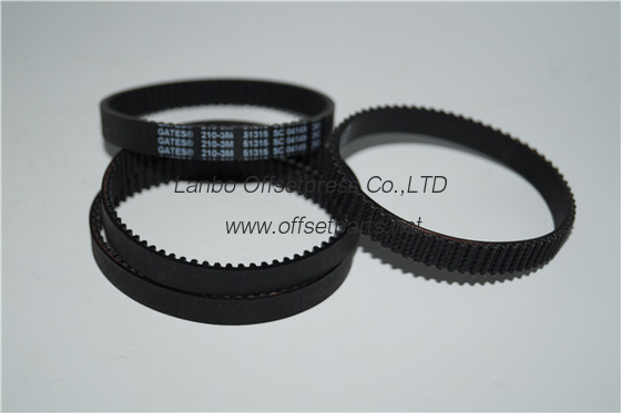 Gates 210HTD3M-9MM,Roller drive belts V tip type for offset printing machine