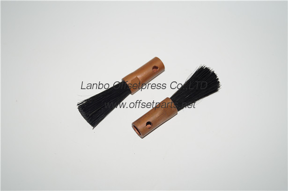 printing machine brush L79x OD14xID 10mm , hole 5.5 mm , L=36 mm without hair