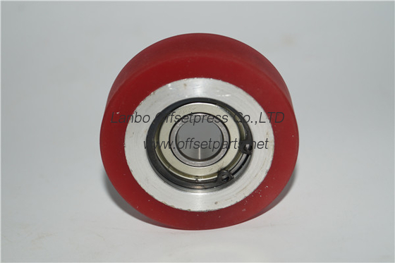 good quality cheap price pressure wheel ,  64.65x34.56x19.62mm , red roller made in china