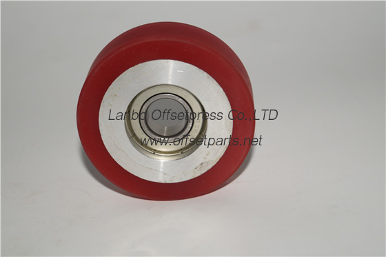 good quality cheap price pressure wheel ,  64.65x34.56x19.62mm , red roller made in china