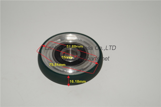 good quality cheap price KBA machine pressure wheel 75.51x61.97x16.18mm for sale
