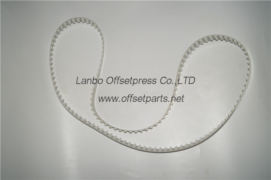 good quality white color toothed belt 00.580.3343 for offset printing machine