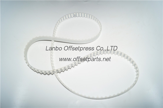 good quality white color toothed belt 00.580.3343 for offset printing machine