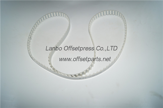 good quality white color toothed belt 00.580.3343 for offset printing machine