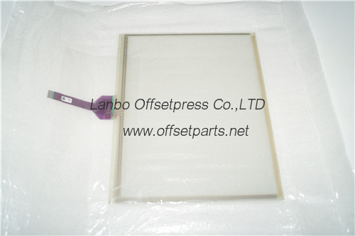 komori original new touch screen 257x183x2.4mm for komori printing machine