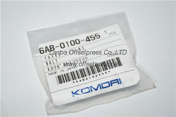 good quality komori original bolt 6AB-0100-455 for komori printing machine