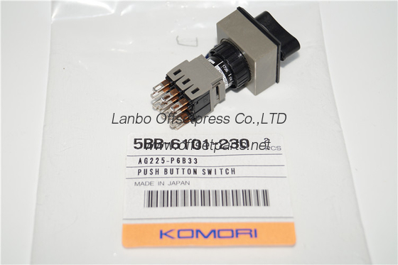 Komori original push button switch,5BB-6101-230,AG225-P6B33,Komori original parts