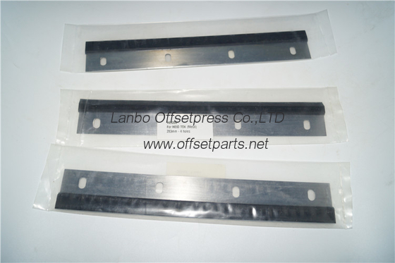 HD press wash up blade 283mm -4holes for offset printing machine