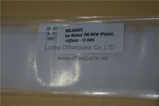 roland press new plastic wash up blade 1102mm-13 slots for roland offset printing machine