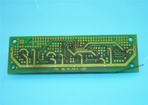 00.781.4314 flat module for FKK original used SM52 QM46 machine circuit board 00.785.0037